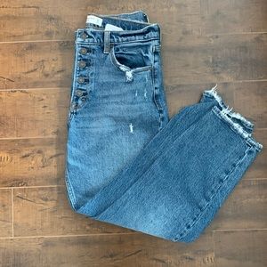 Abercrombie & fitch high rise Mom jean